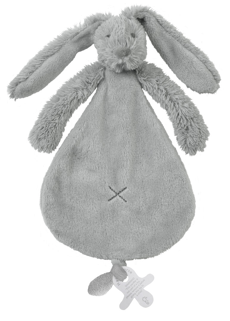 Gepersonaliseerd Rabbit Richie Knuffeldoekje met naam - incl. borduren