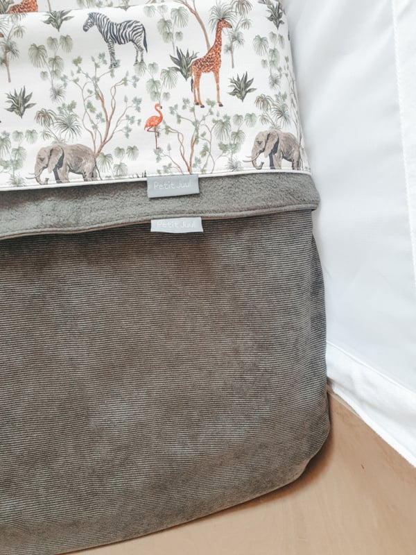 Rib deken fleece - Gepersonaliseerd met naam