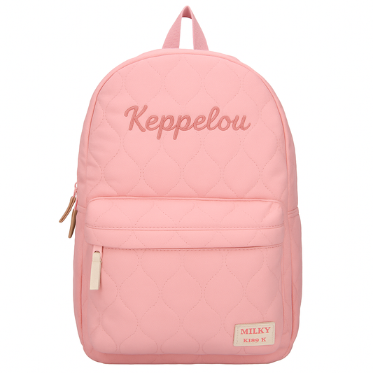 Gepersonaliseerde rugzak Milky Kiss met naam - Geborduurd