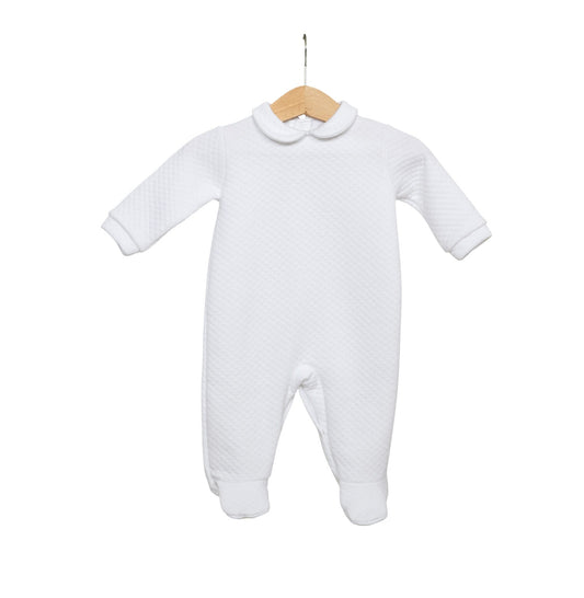 Gepersonaliseerd babypakje Losange met naam - incl. borduren