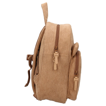 Gepersonaliseerde rugzak Kidzroom Beary Excited Corduroy met naam - Geborduurd