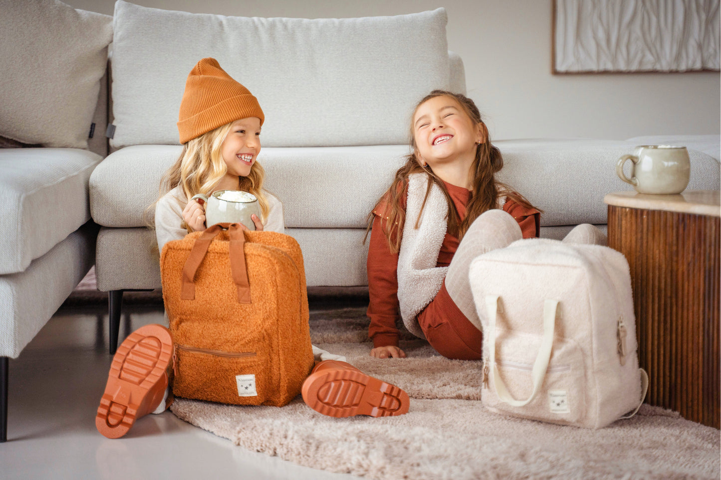 Gepersonaliseerde rugzak Kidzroom Berlin Soft Whispers met naam - Geborduurd