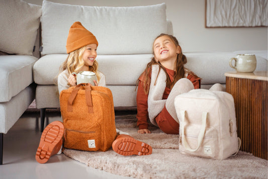 Gepersonaliseerde rugzak Kidzroom Berlin Soft Whispers met naam - Geborduurd