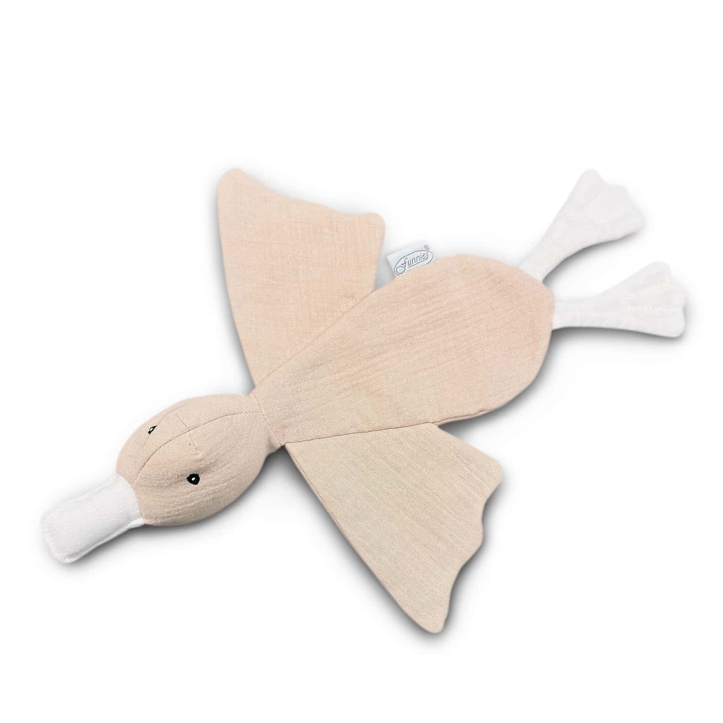 Knuffeldoekje Eend - Met Naam Gepersonaliseerd