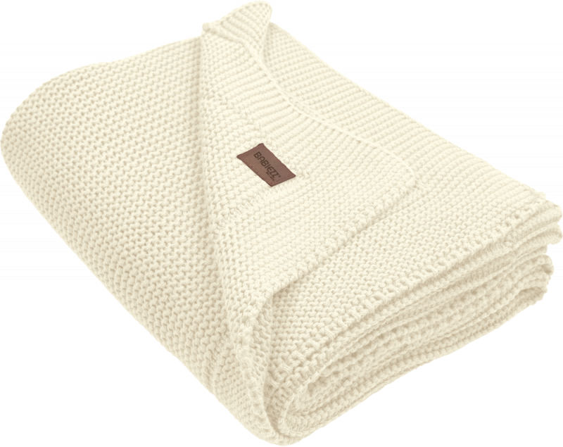 Gepersonaliseerd gebreid babydeken met naam - incl. borduren