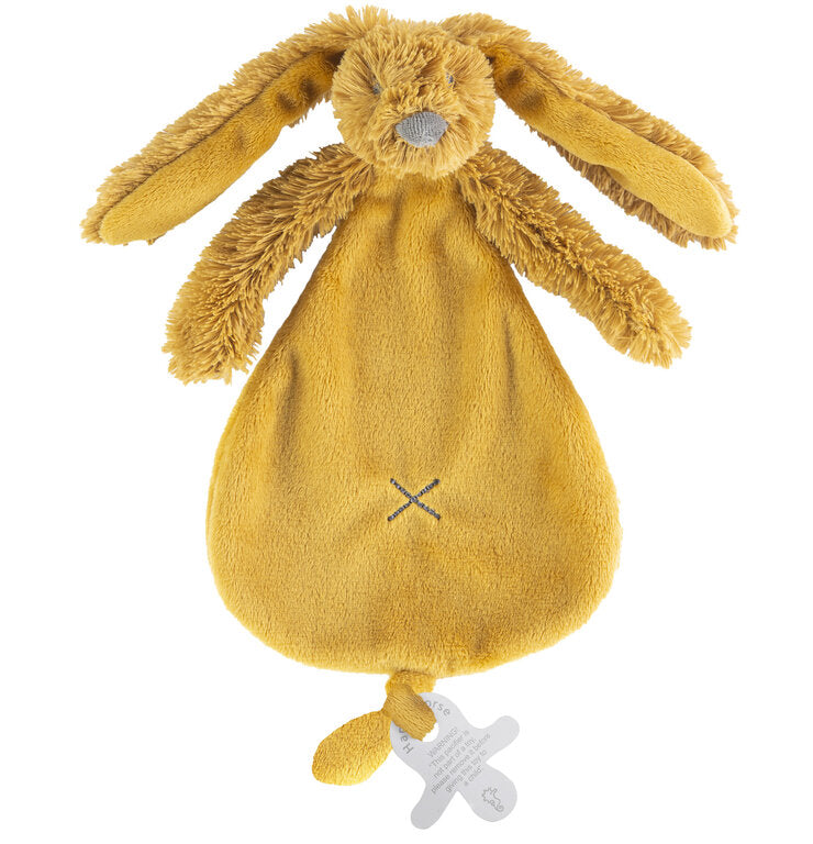 Gepersonaliseerd Rabbit Richie Knuffeldoekje met naam - incl. borduren