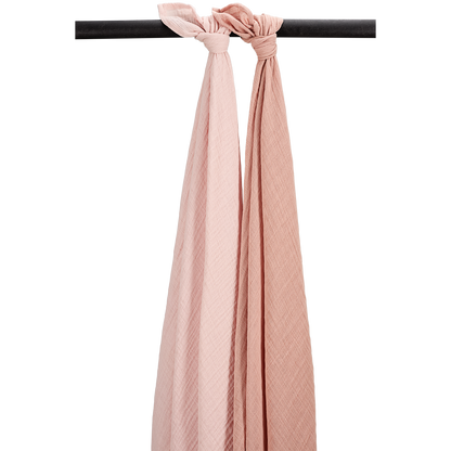 Gepersonaliseerde hydrofiele doek xxl met naam – 120 × 120 cm - incl. borduren