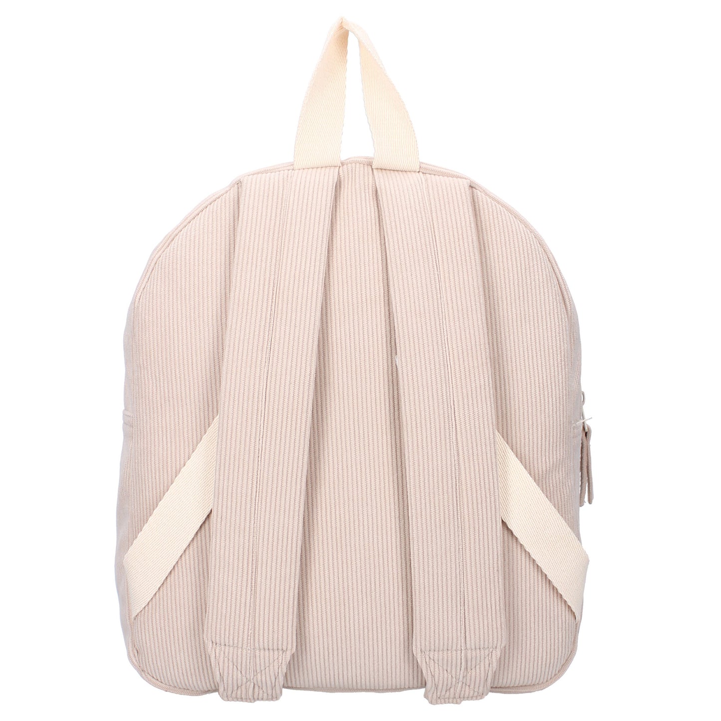 Gepersonaliseerde rugzak Beige Corduroy met naam - incl. borduren