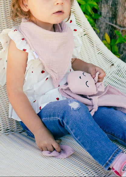 Set: Knuffeldoekje + Bandanaslab + Bijtring