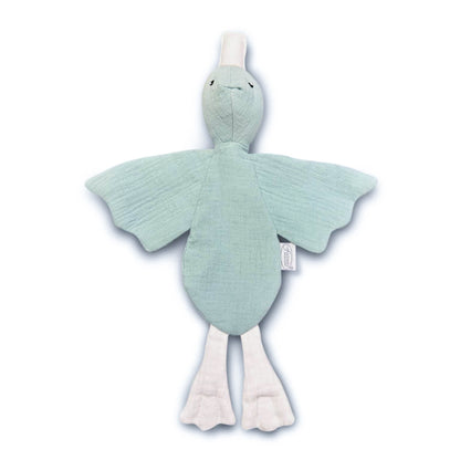 Knuffeldoekje Eend - Met Naam Gepersonaliseerd