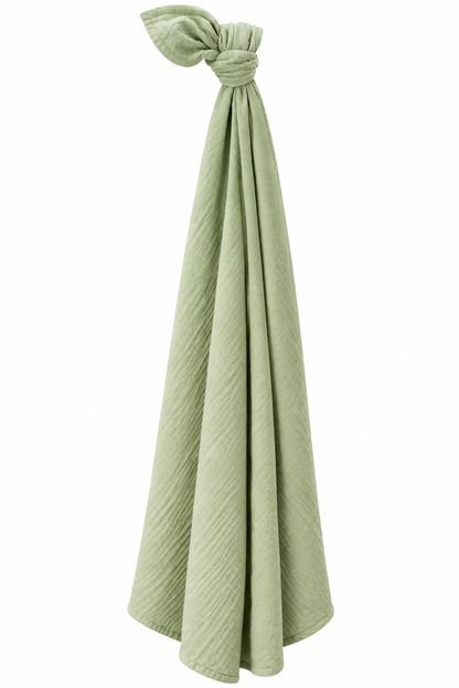 Gepersonaliseerde hydrofiele doek xxl met naam – 120 × 120 cm - incl. borduren