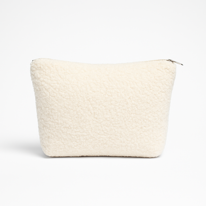 Gepersonaliseerde toilettas met naam - Bouclé