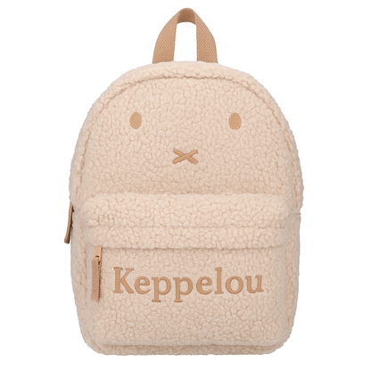 Gepersonaliseerde rugzak Miffy Kind Gestures met naam - Geborduurd