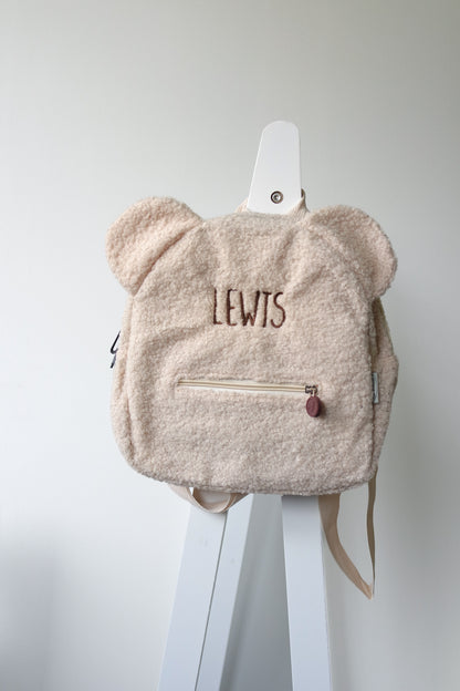 Gepersonaliseerde rugzak Teddy met naam - incl. borduren