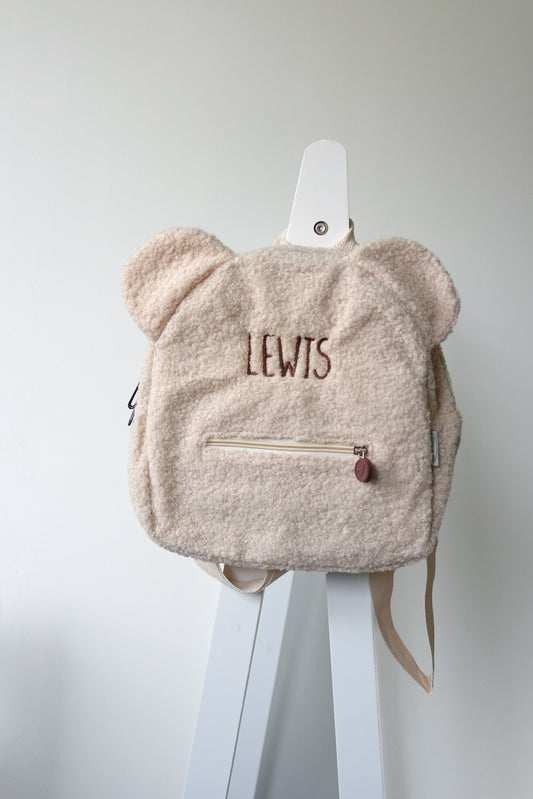 Gepersonaliseerde rugzak Teddy met naam - incl. borduren