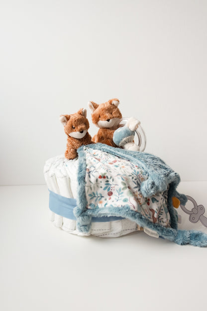 Luiertaart Midi - Forest Friends Vos - Personalisatie mogelijk!