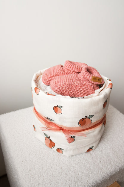 Luiertaart Mini - Slofjes Roze