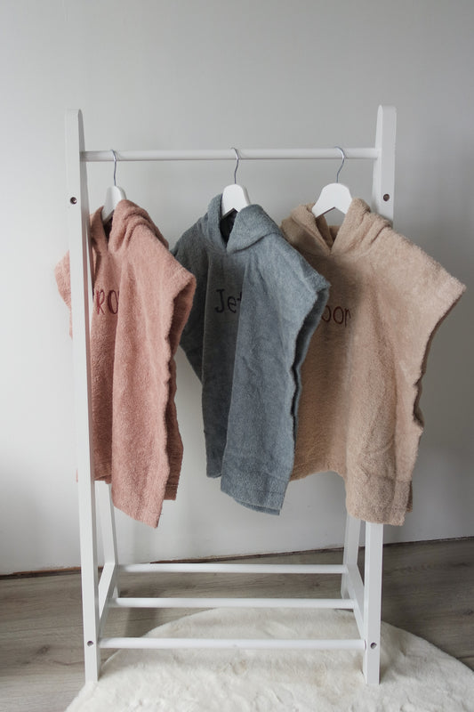 Gepersonaliseerde Badponcho met naam - Geborduurd