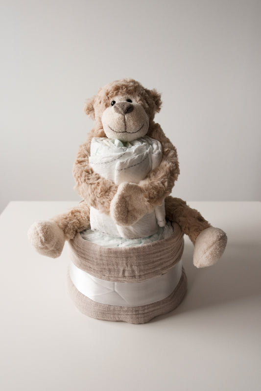 Luiertaart Mini - Slingeraap Bruin