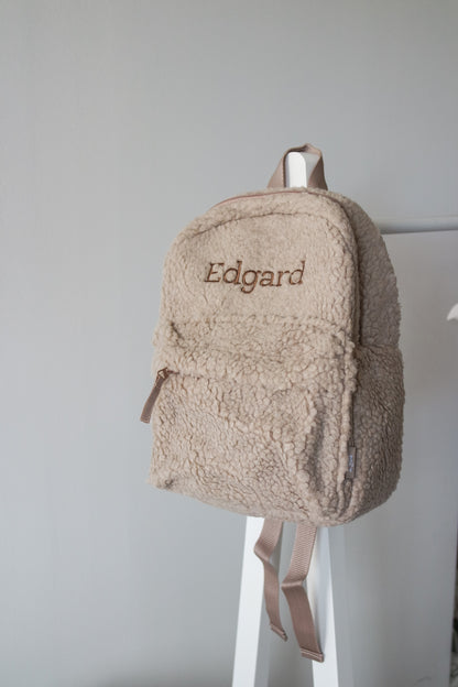 Gepersonaliseerde rugzak Be Soft and Kind met naam - Geborduurd