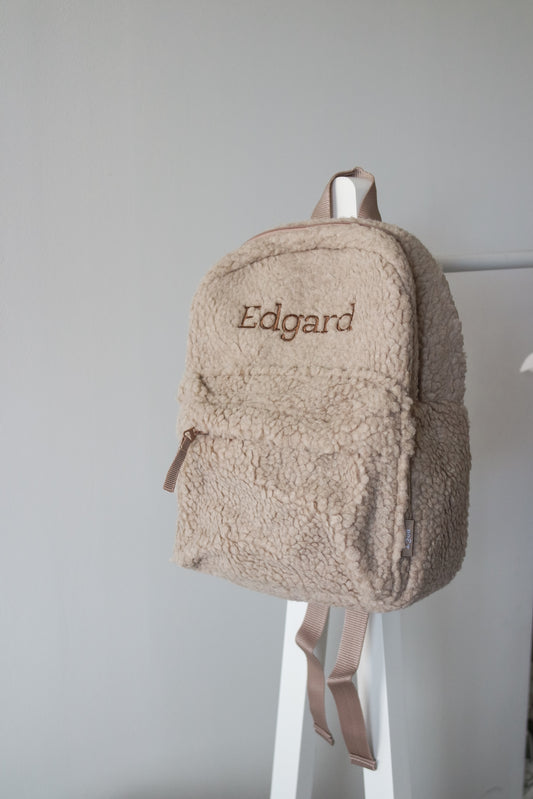 Gepersonaliseerde rugzak Be Soft and Kind met naam - Geborduurd