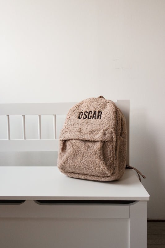 Gepersonaliseerde rugzak Be Soft and Kind met naam - Geborduurd