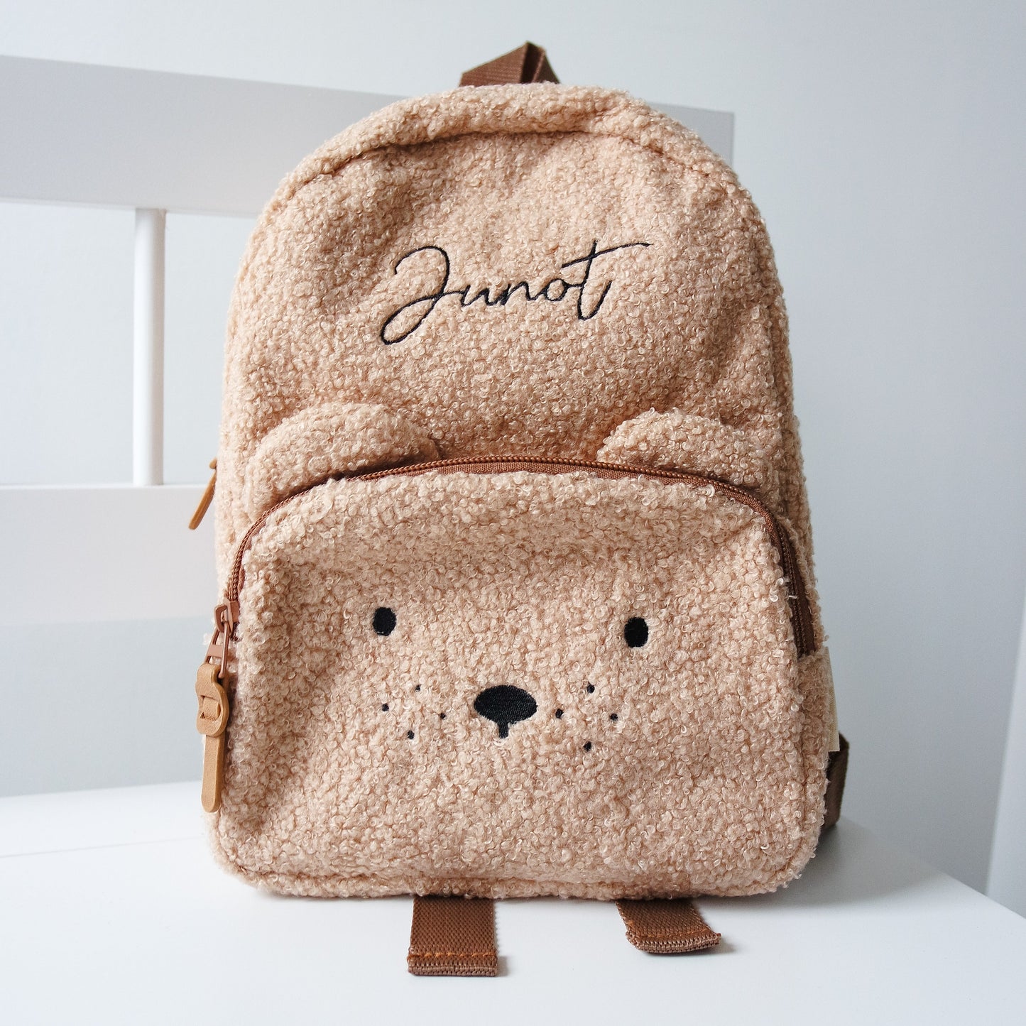 Gepersonaliseerde rugzak Comfort Friends met naam - Geborduurd