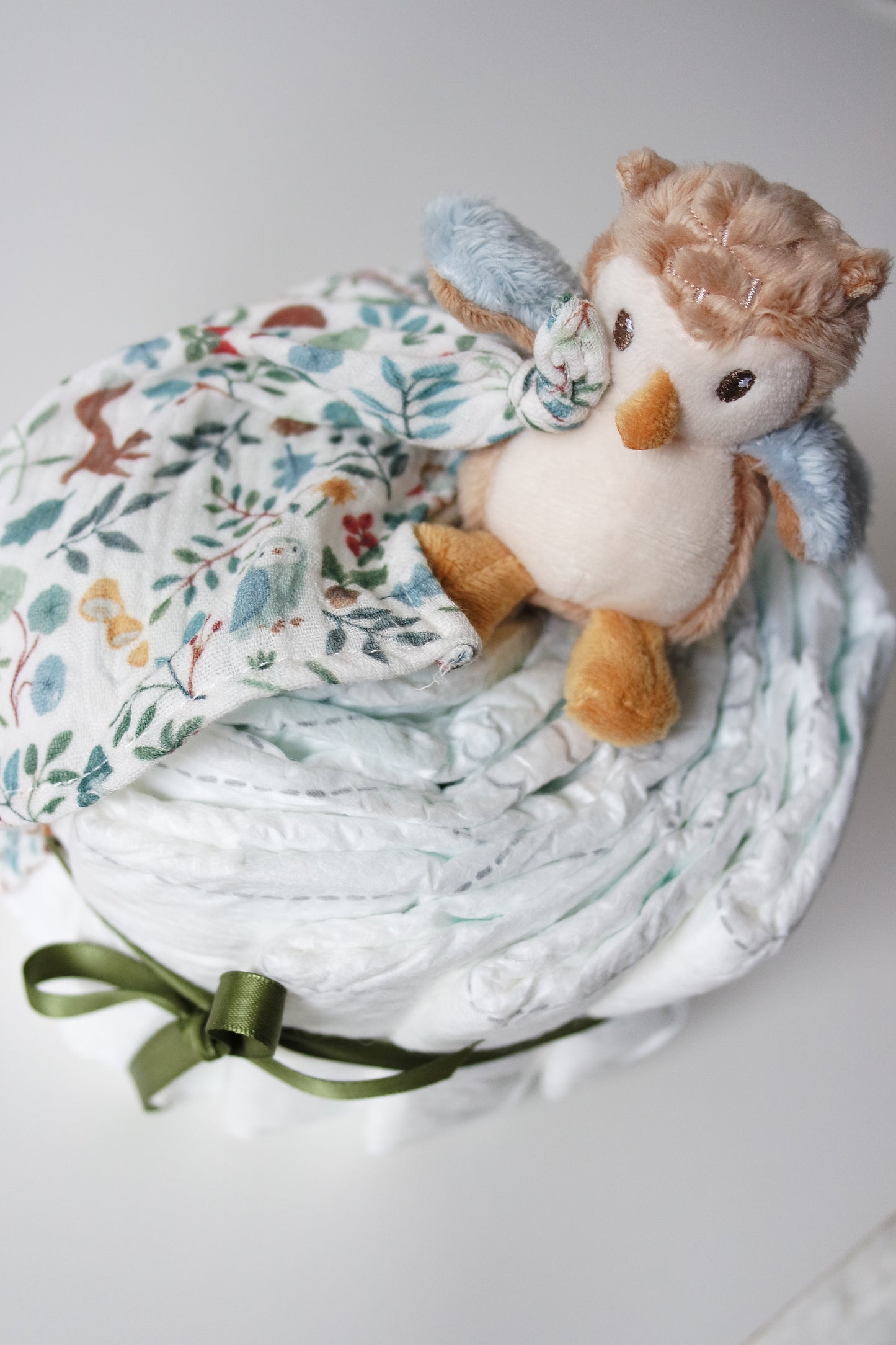 Luiertaart Mini - Uil Forest Friends