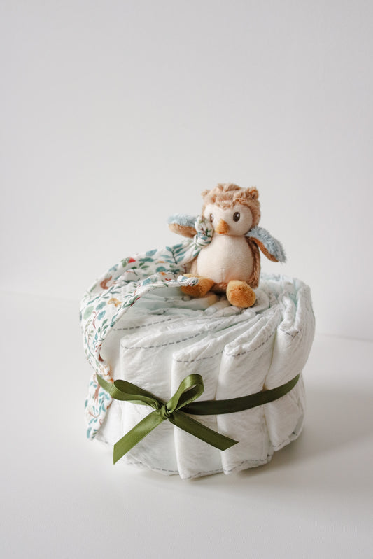 Luiertaart Mini - Uil Forest Friends