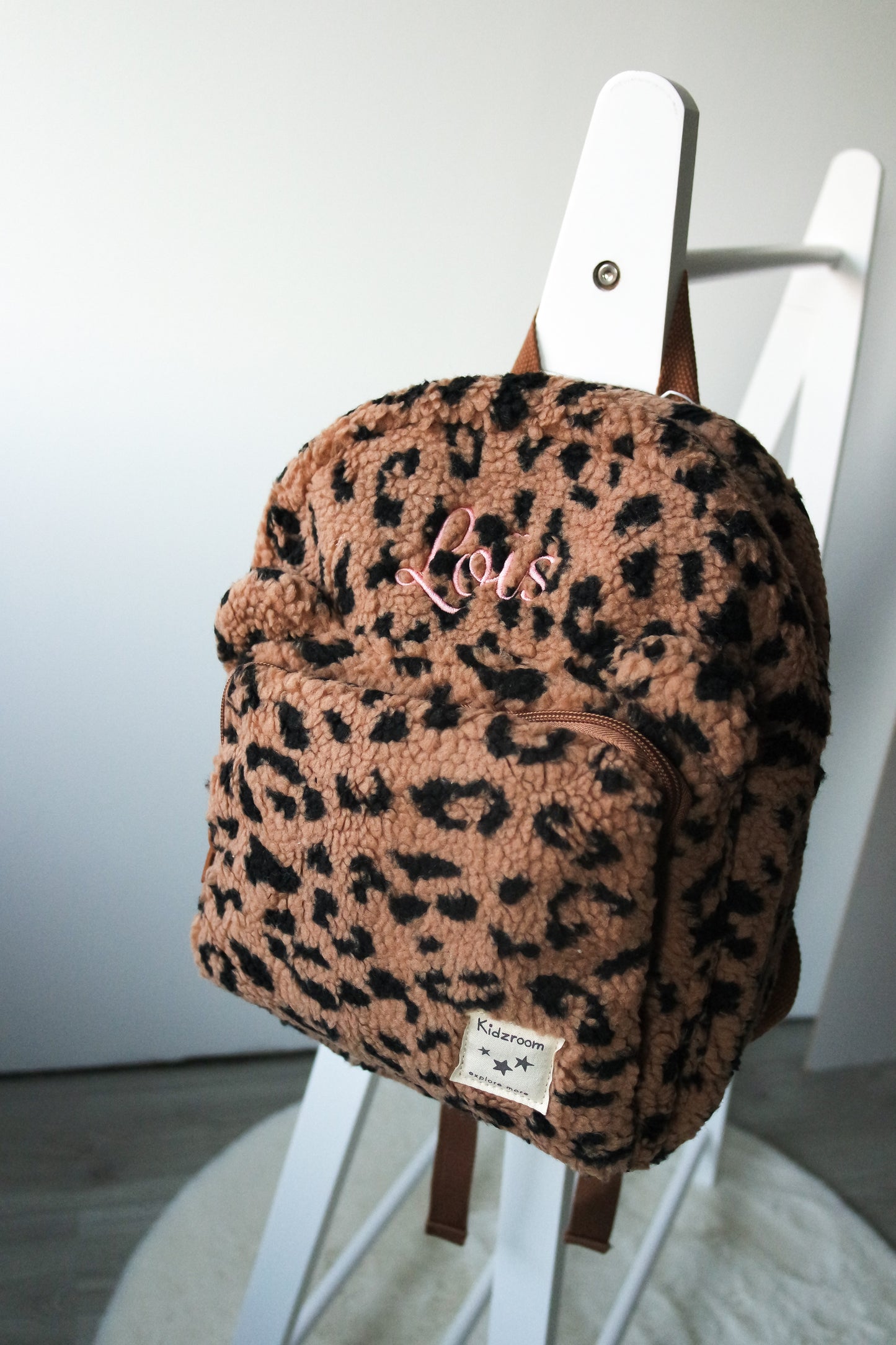 Gepersonaliseerde rugzak Kidzroom Porto Beary Excited met naam - Geborduurd