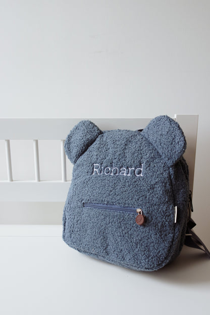 Gepersonaliseerde rugzak Teddy met naam - Geborduurd