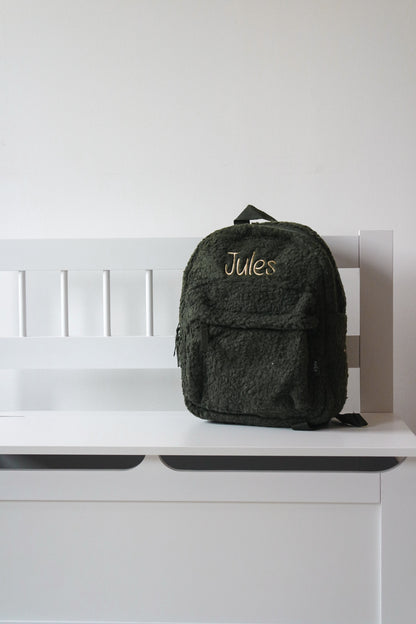 Gepersonaliseerde rugzak Be Soft and Kind met naam - Geborduurd