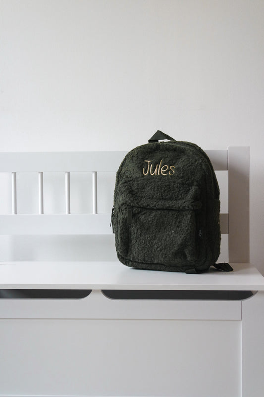 Gepersonaliseerde rugzak Be Soft and Kind met naam - Geborduurd