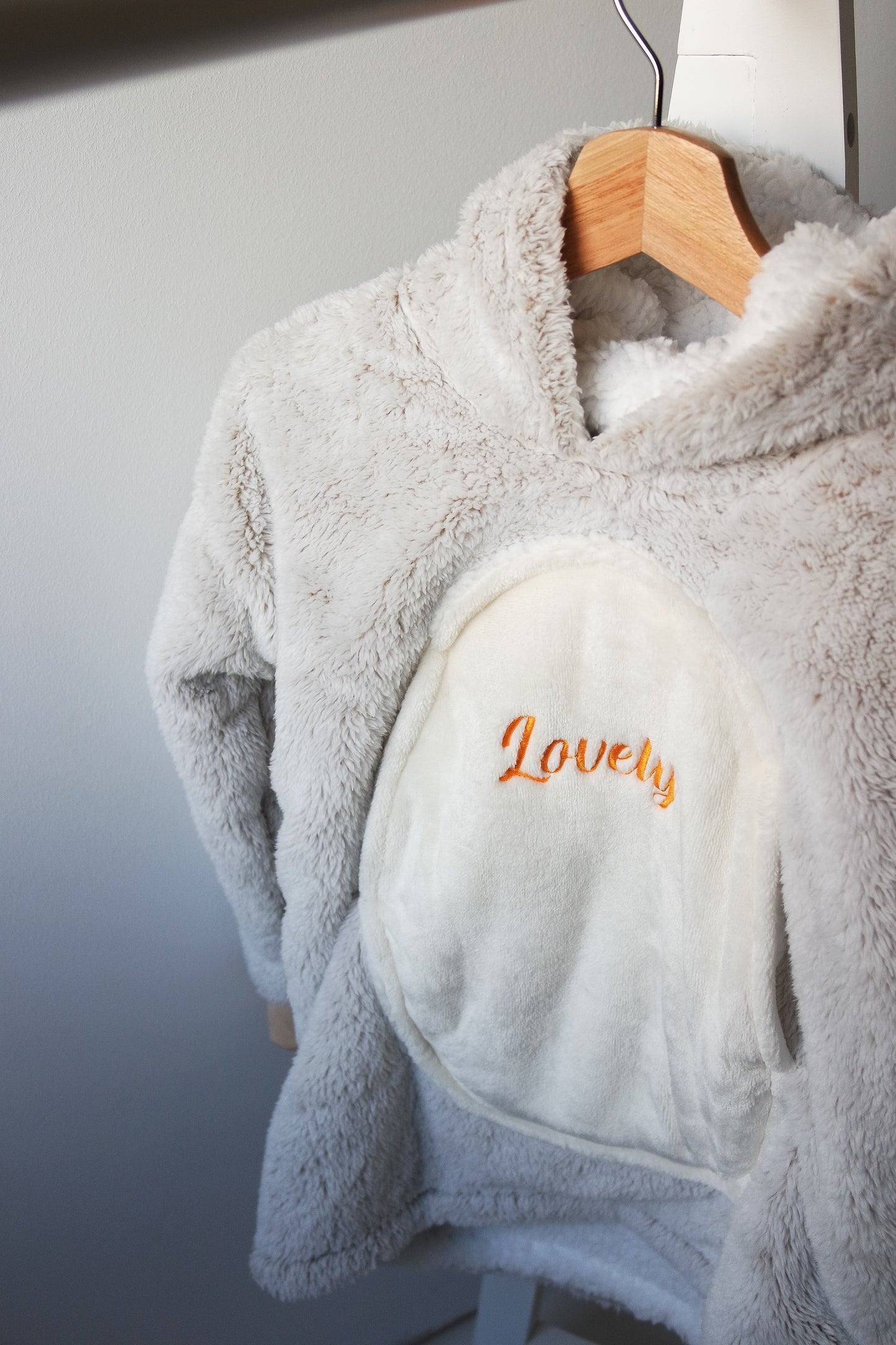 Knuffel Hoodie Small 3-6 Jaar - Optioneel borduren