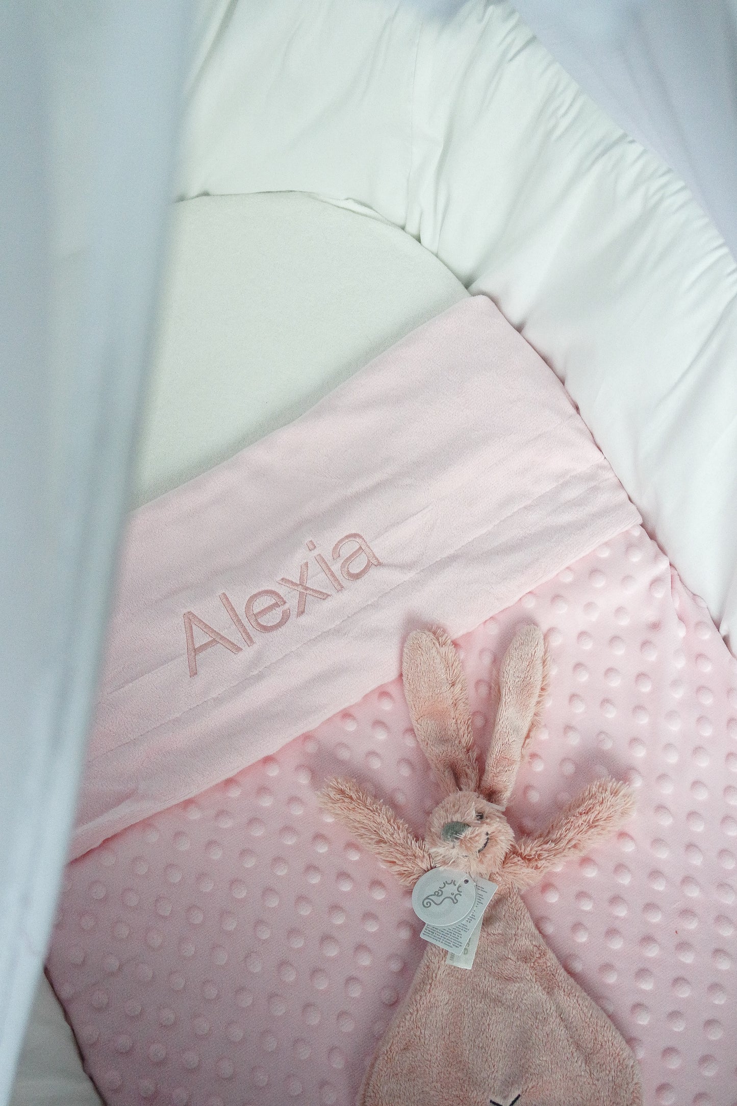 Gepersonaliseerd Bubbel Deken met naam - Geborduurd