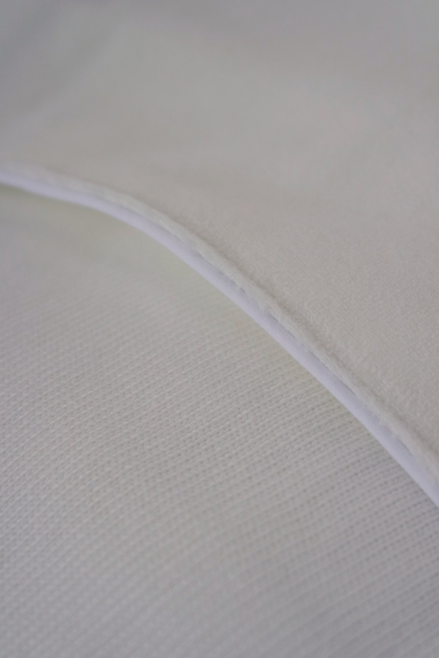 Gebreid katoen deken velvet white - Gepersonaliseerd met naam