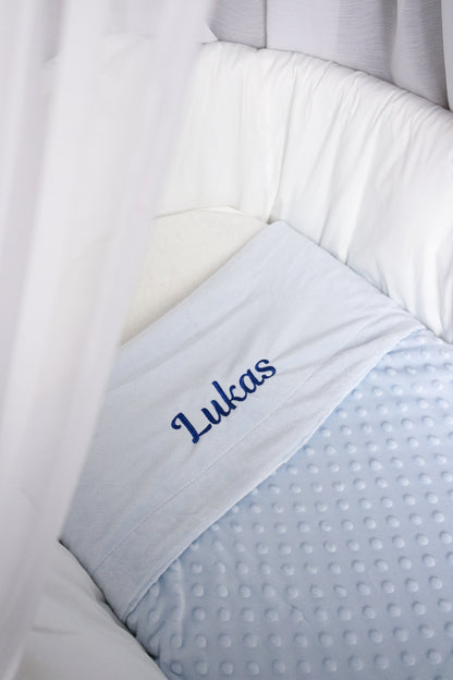 Gepersonaliseerd Bubbel Deken met naam - Geborduurd