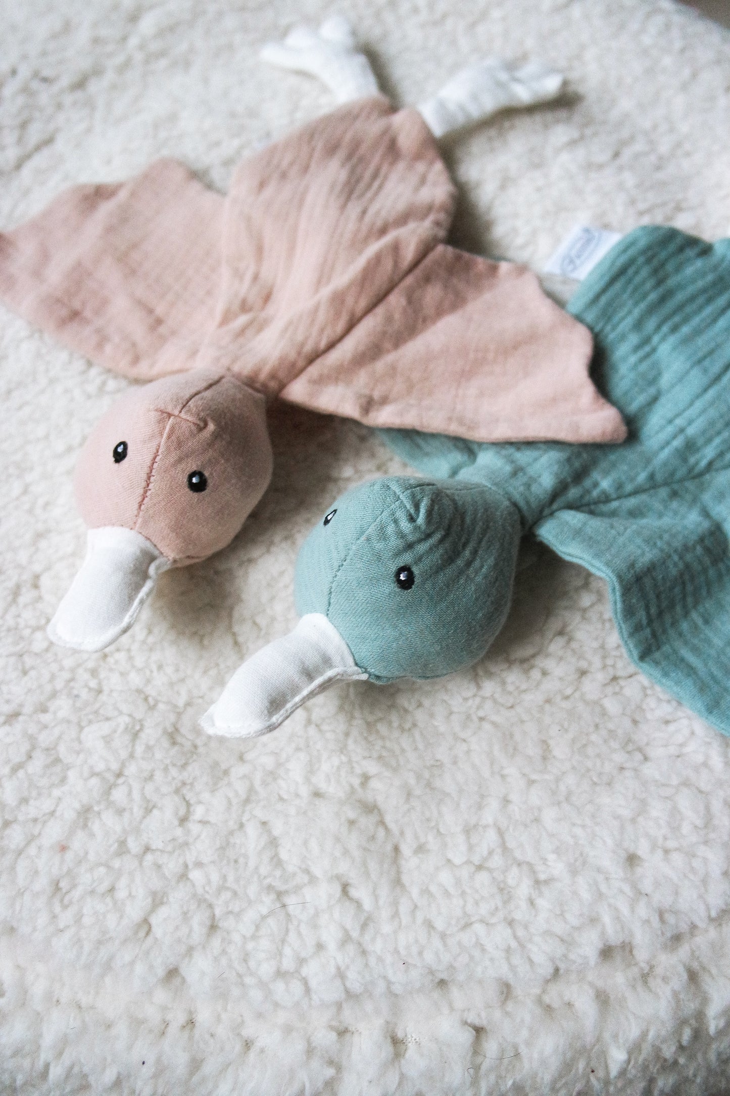 Knuffeldoekje Eend - Met Naam Gepersonaliseerd