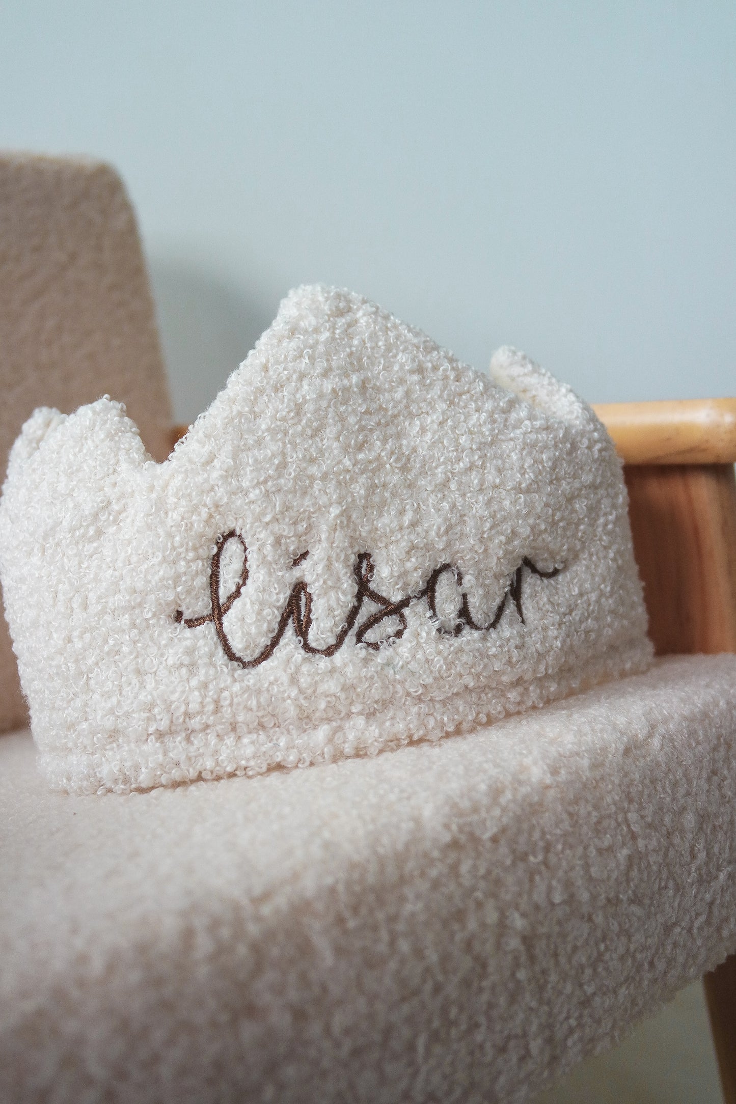 Gepersonaliseerde verjaardagskroon met naam - incl. borduren