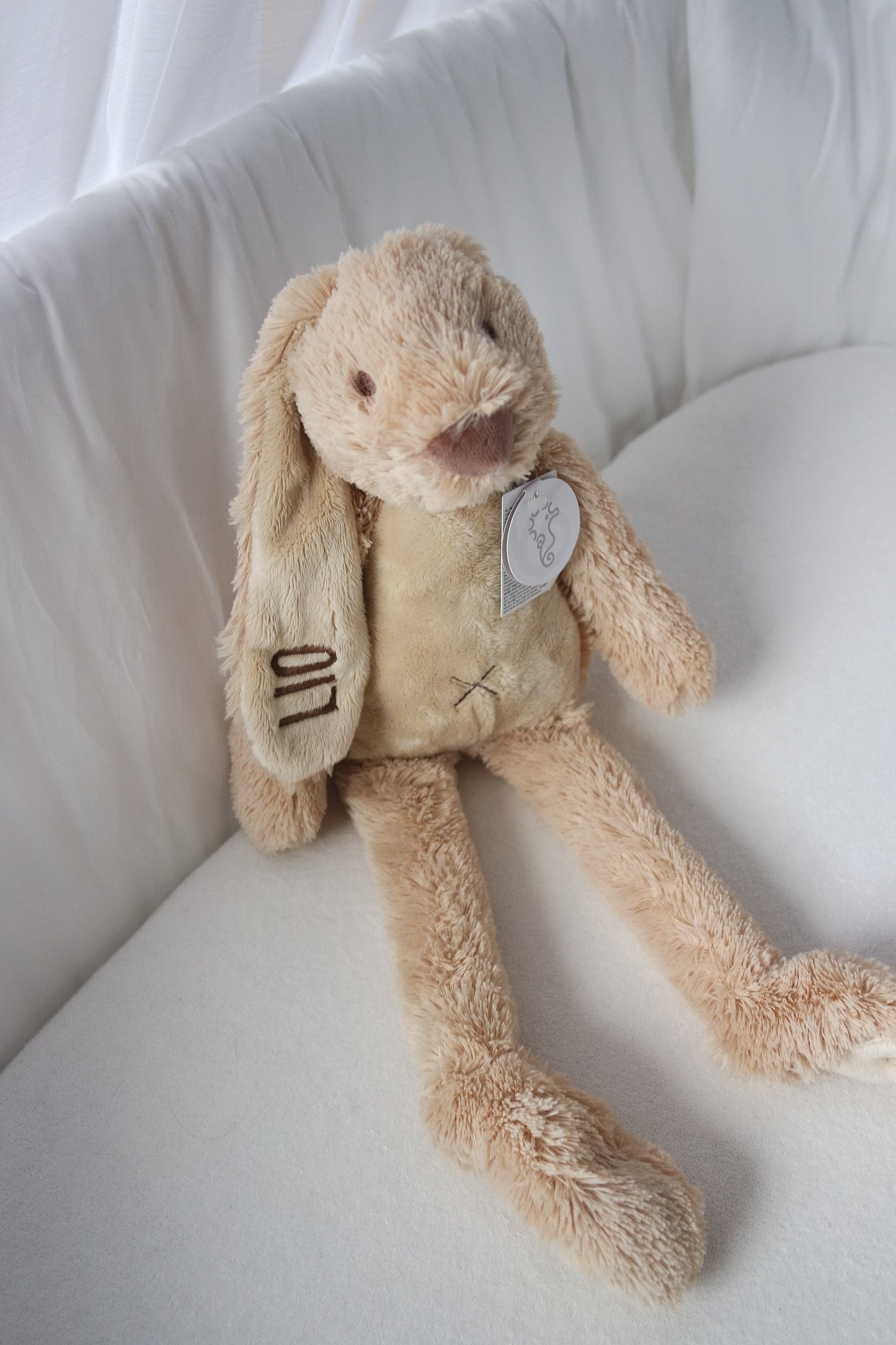 Gepersonaliseerde Happy Horse Rabbit Richie 38cm met naam - incl. borduren