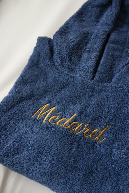 Gepersonaliseerde Badponcho met naam - incl. borduren