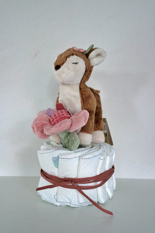 Luiertaart Mini - Hertje Fairy Garden