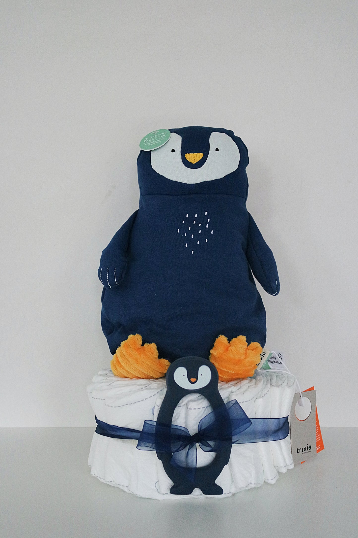 Luiertaart Midi - Mr. Penguin Trixie Baby