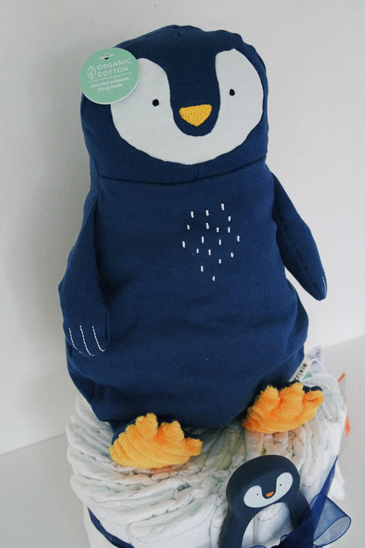 Luiertaart Midi - Mr. Penguin Trixie Baby