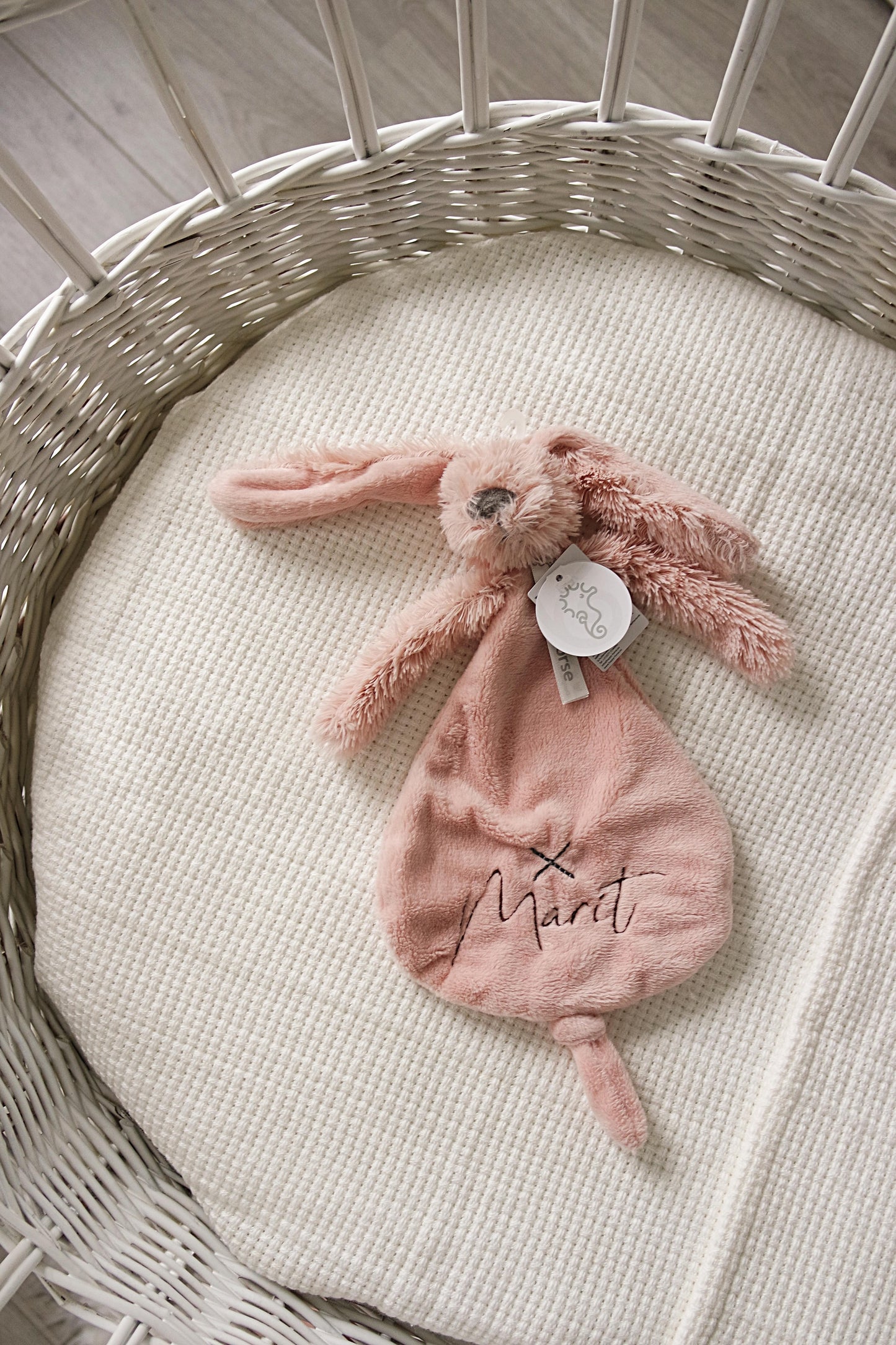Rabbit Richie met naam – Geborduurd