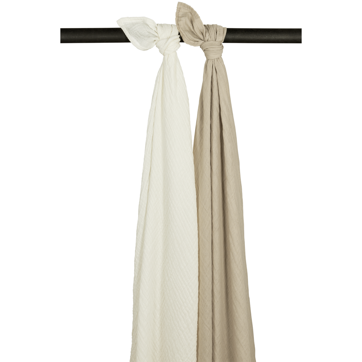 Gepersonaliseerde hydrofiele doek xxl met naam – 120 × 120 cm - incl. borduren
