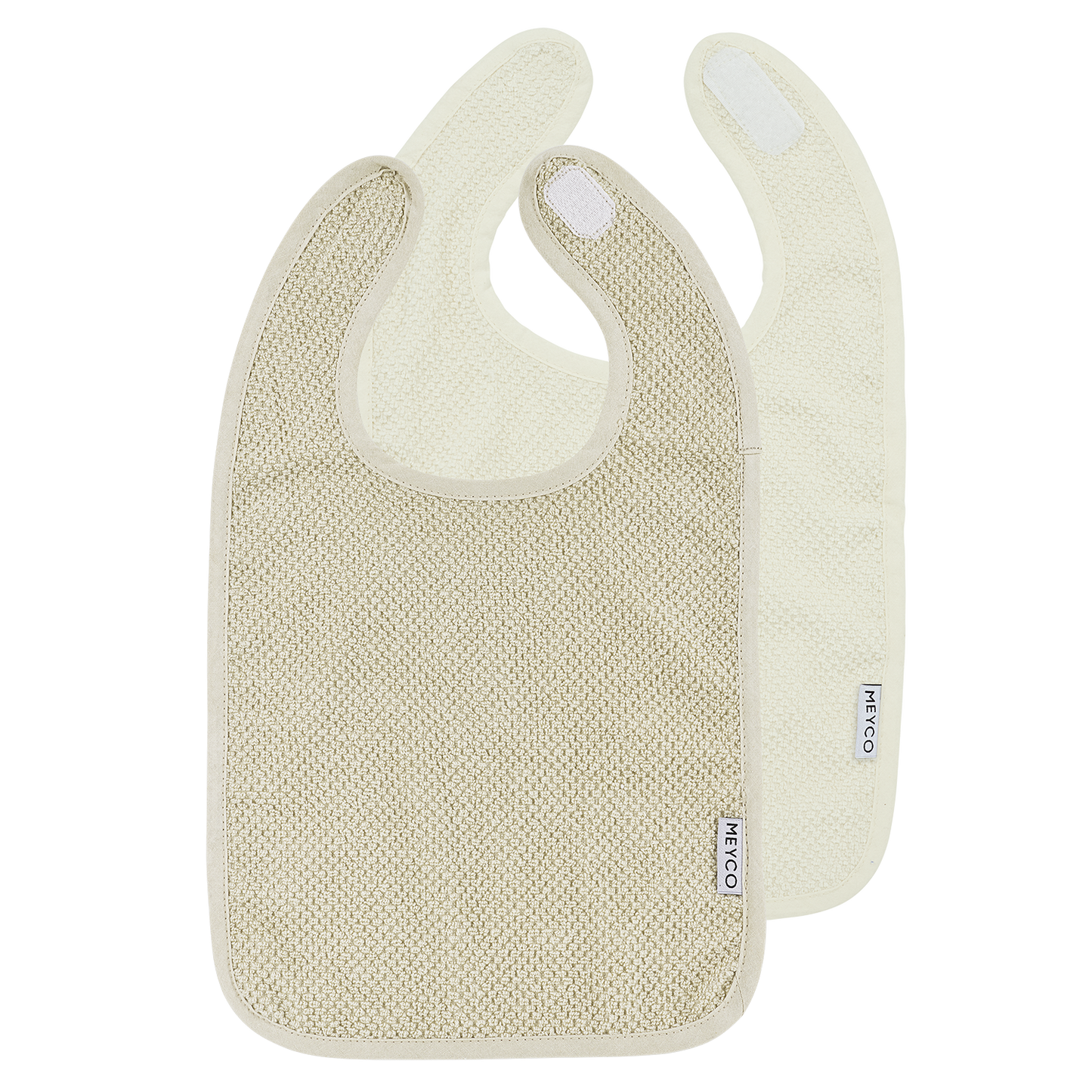 Gepersonaliseerde Slabbetjes Popcorn - 2-Pack - incl. borduren