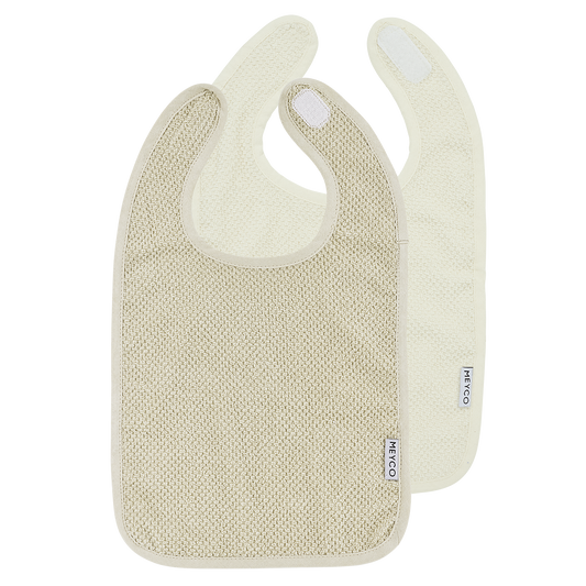 Gepersonaliseerde Slabbetjes Popcorn - 2-Pack - incl. borduren