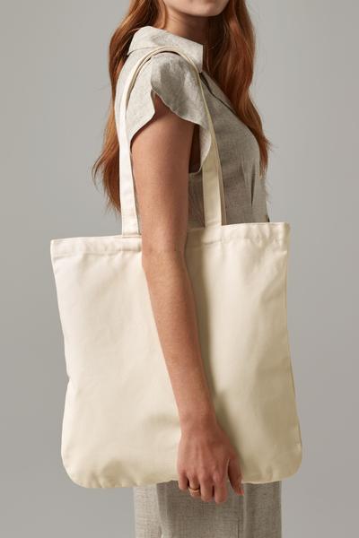 Gepersonaliseerde katoenen tote bag - incl. borduren